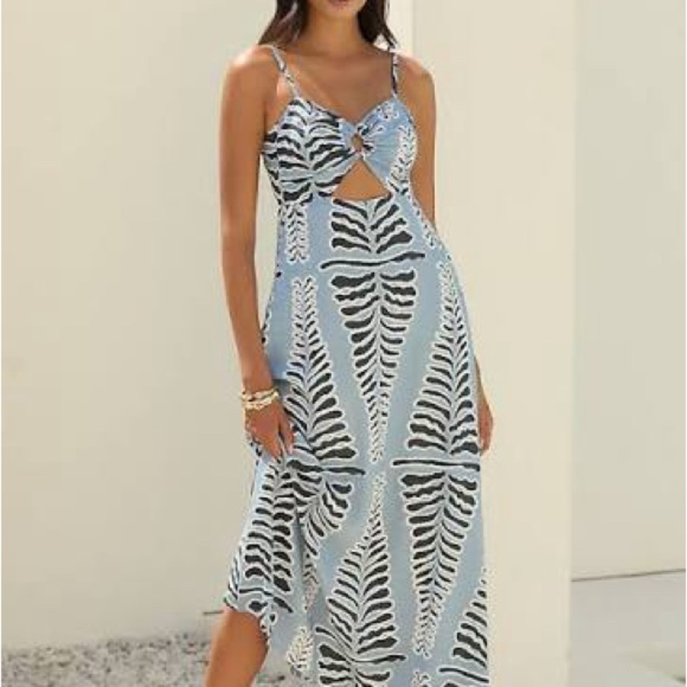 Palmacea River Cutout Midi Dress